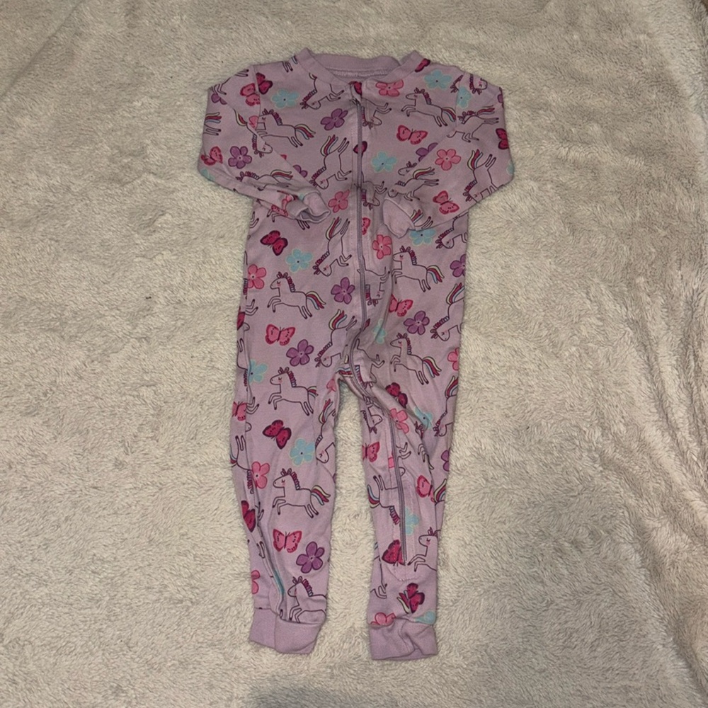 George unicorn footie/ sleeper 2T🦄